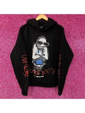 AWGE x A$AP Rocky "Don't Be Dumb" Rugahand Hoodie Medium